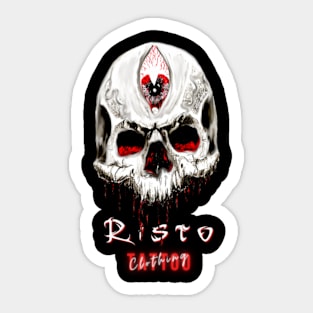 Risto Tattoo Clothing Sticker
